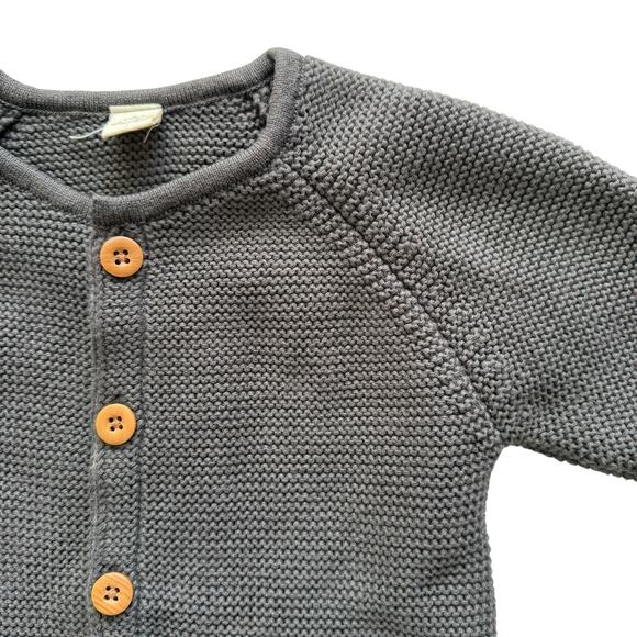 Hallmark Baby Gray Knit Cardigan Sweater Size 4T - Picture 3 of 6